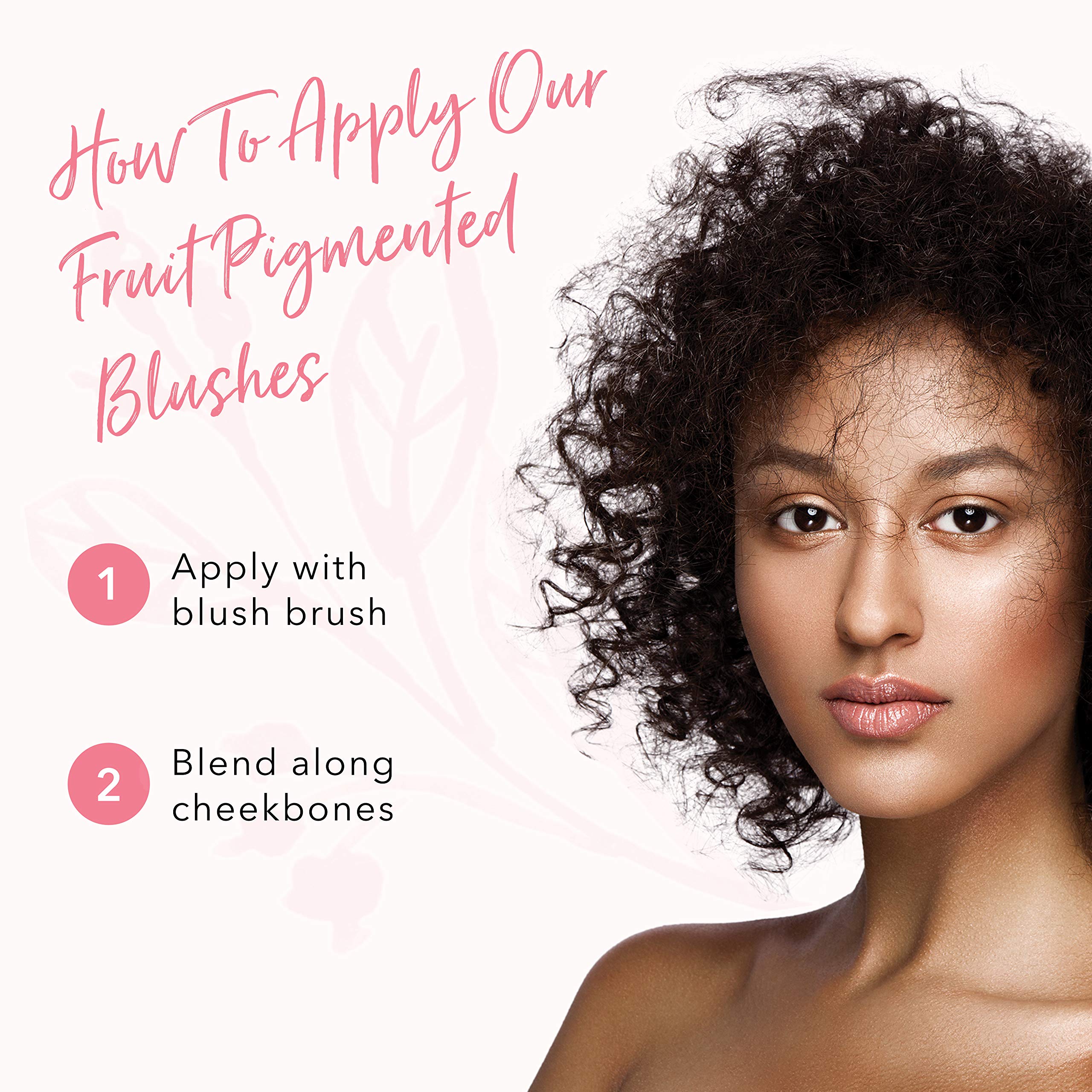 Finely pressed rice powder softens skin for a gentle base