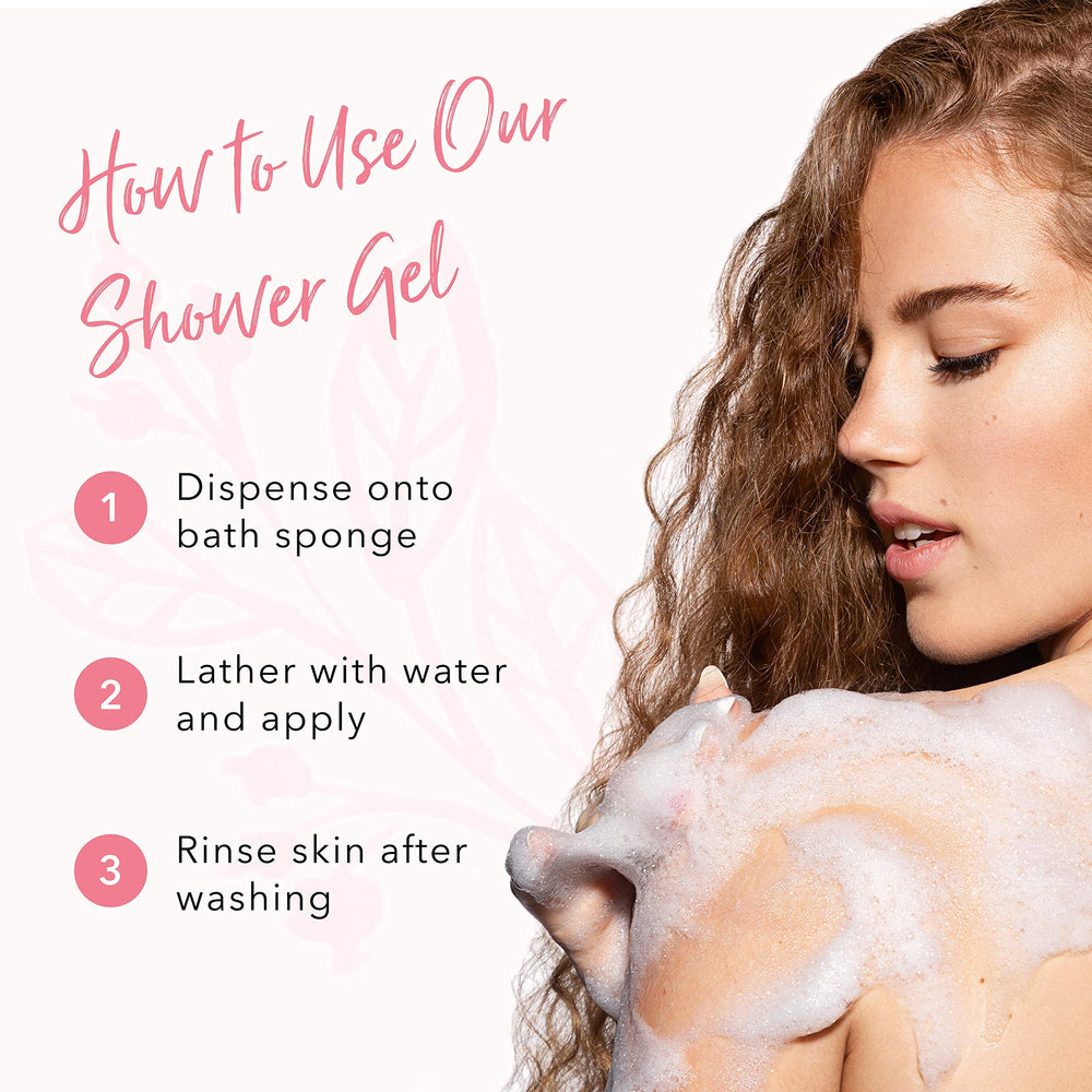 Gluten-free vegan label on 100% PURE Vanilla Bean Shower Gel packaging