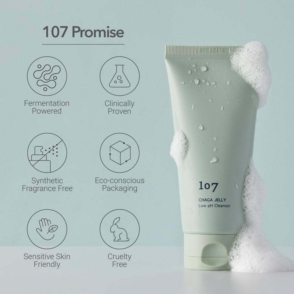 107 Gentle Gel Cleanser minimal ingredients designed for sensitive skin