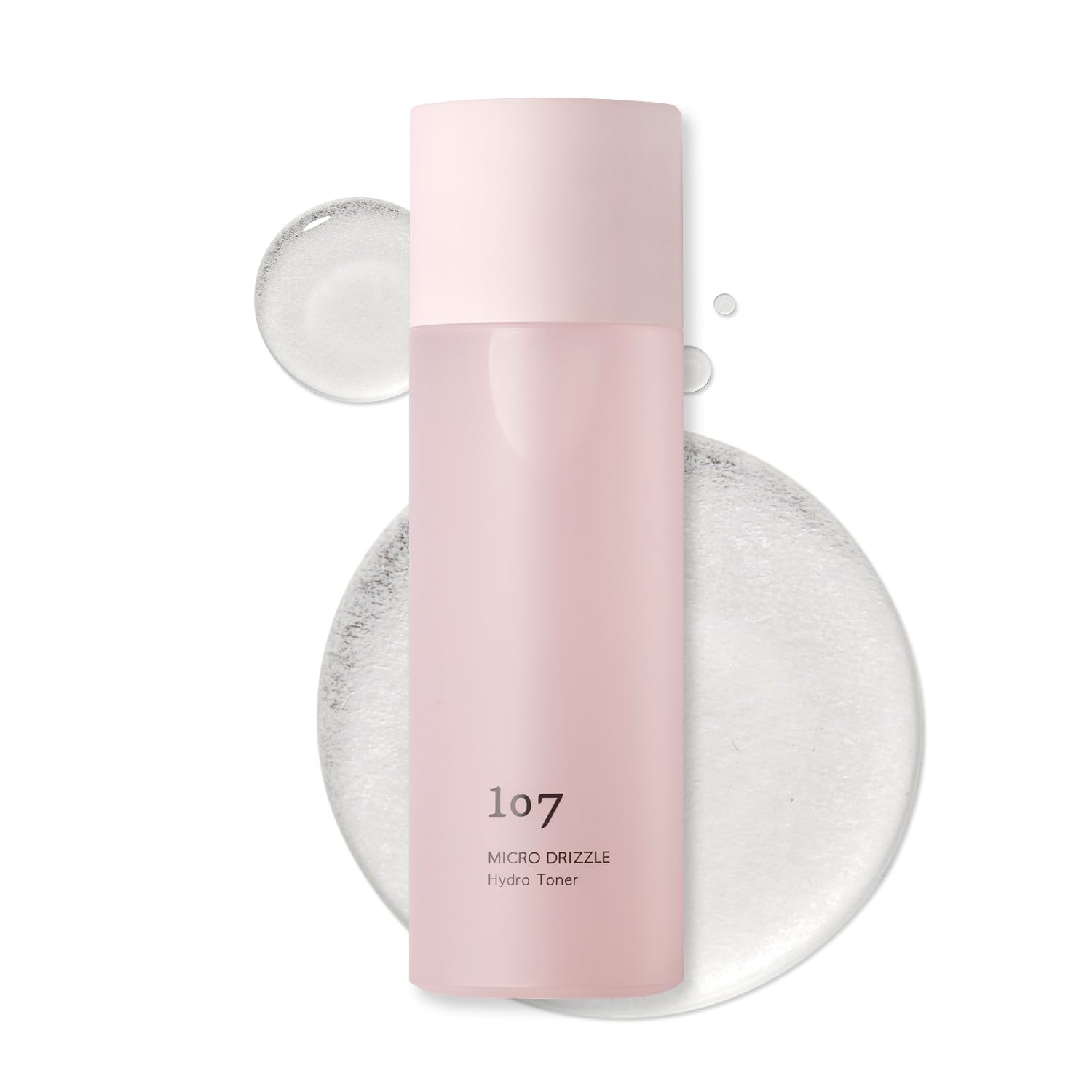 107 Hyaluronic Acid Toner bottle shows lightweight hydration for daily use.
