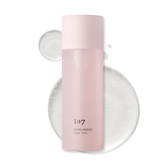 107 Hyaluronic Acid Toner bottle shows lightweight hydration for daily use.