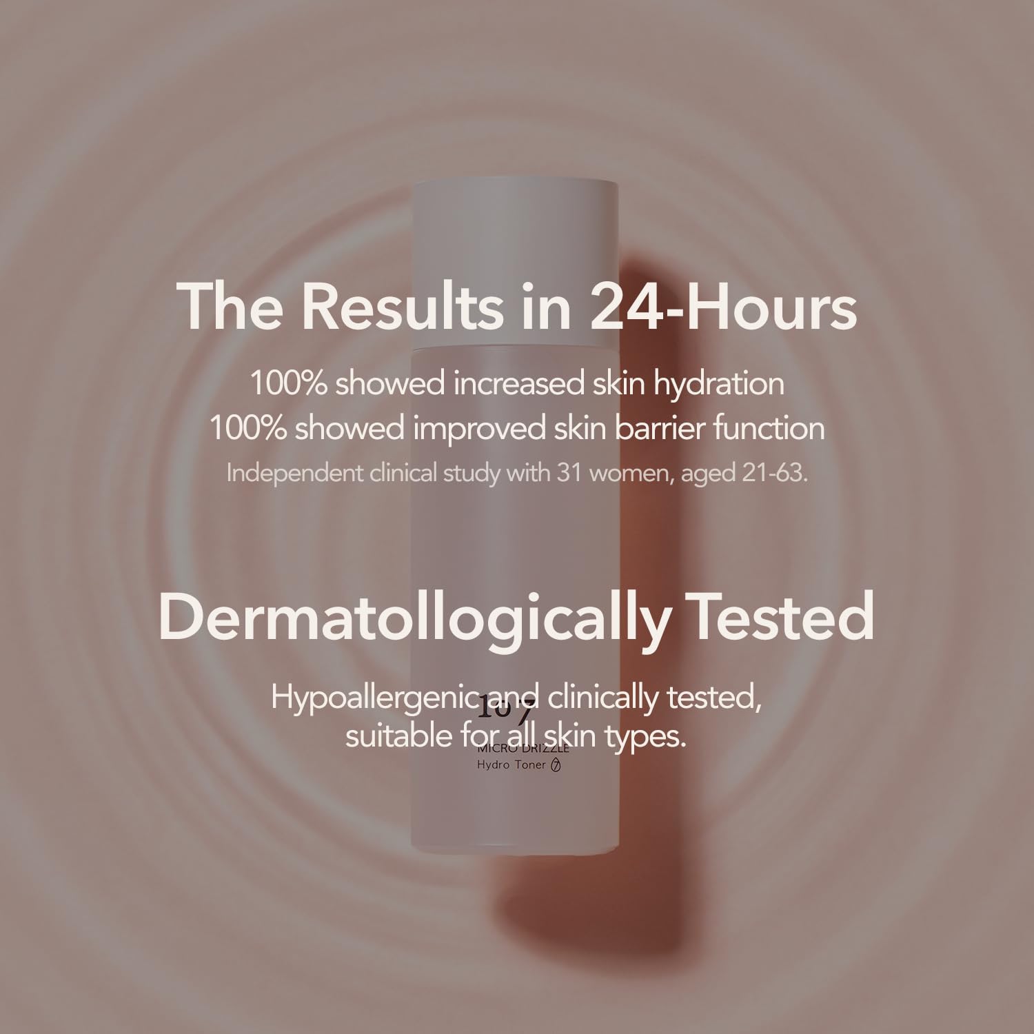 107 Sensitive skin packaging close-up signals gentle, irritation-minimizing formula.