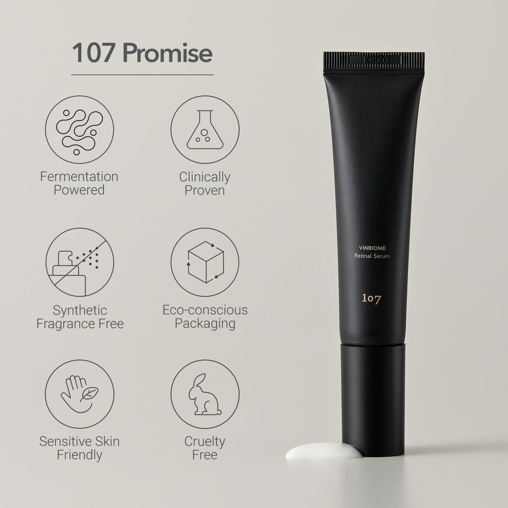 107 VinBiome Retinal Serum eco-packaging communicates sustainable packaging