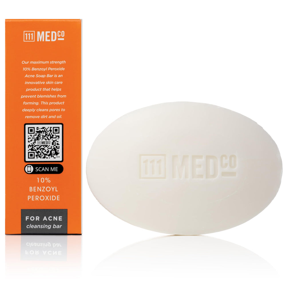 111MedCo BPO bar lathering creates rich bubbles for gentle cleansing.
