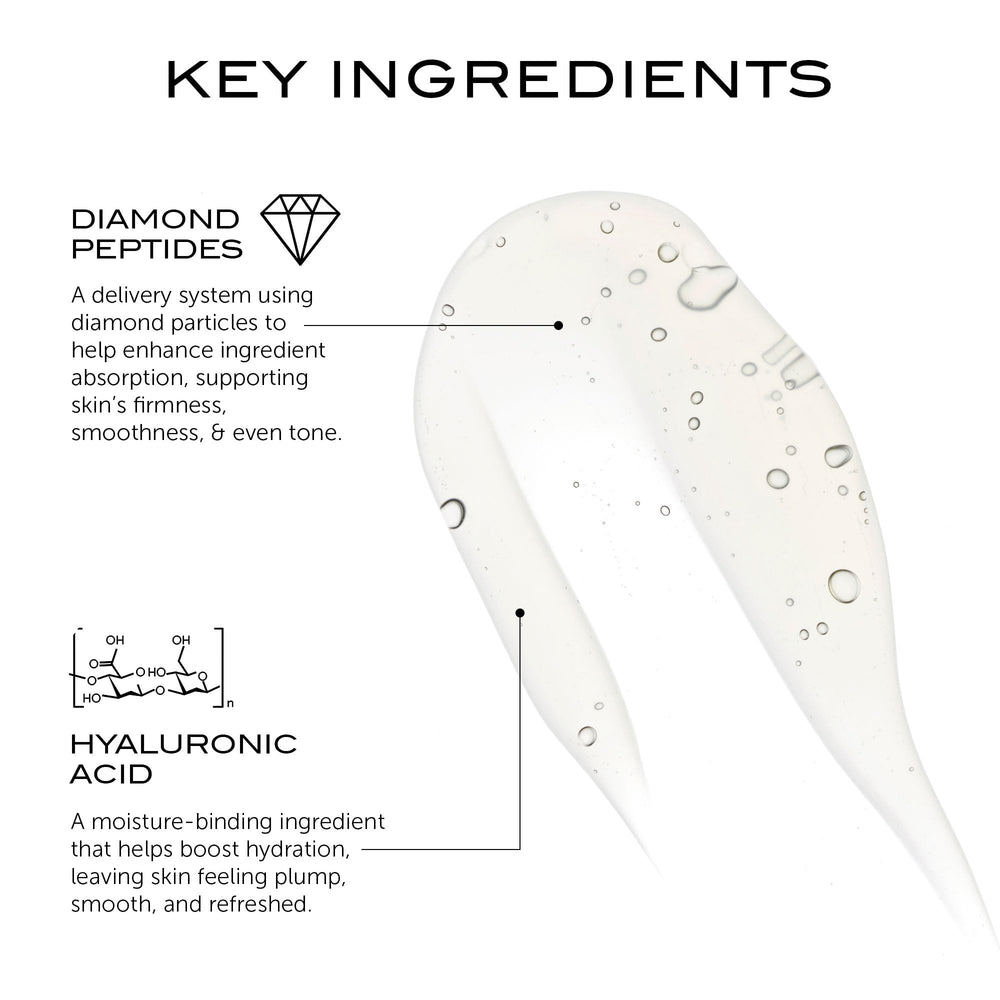 111SKIN Black Diamond Contour Firming Mask gel texture close-up for smooth application.