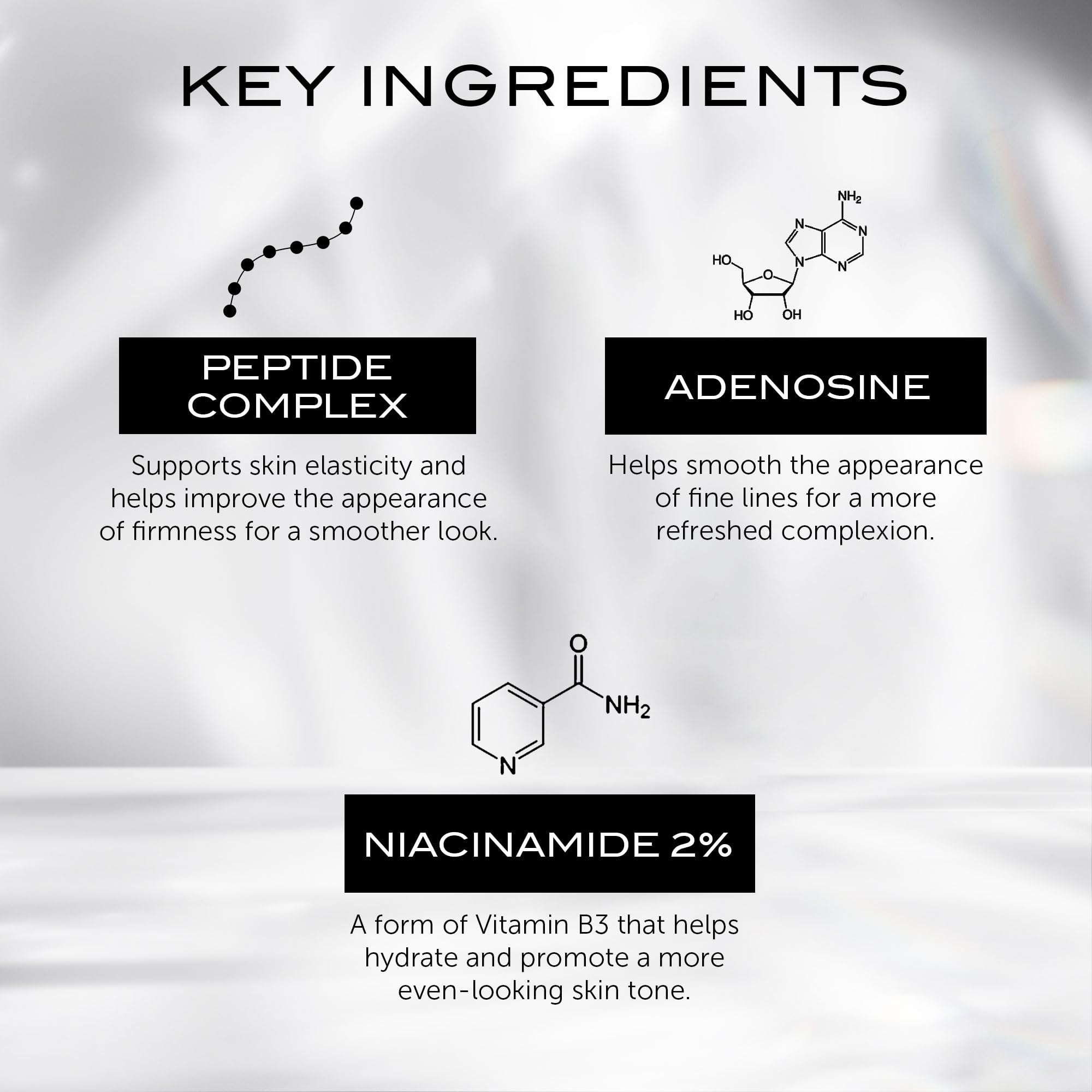 Close-up of 111SKIN neck mask hydrogel texture delivering a cooling sensation.