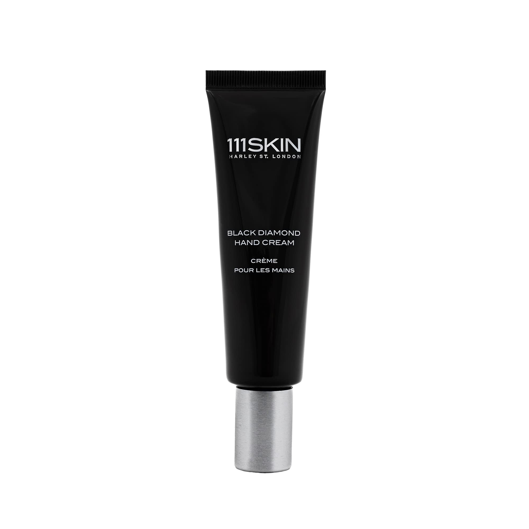 111SKIN Celestial Black Diamond Hand Cream bottle delivering deep hydration.