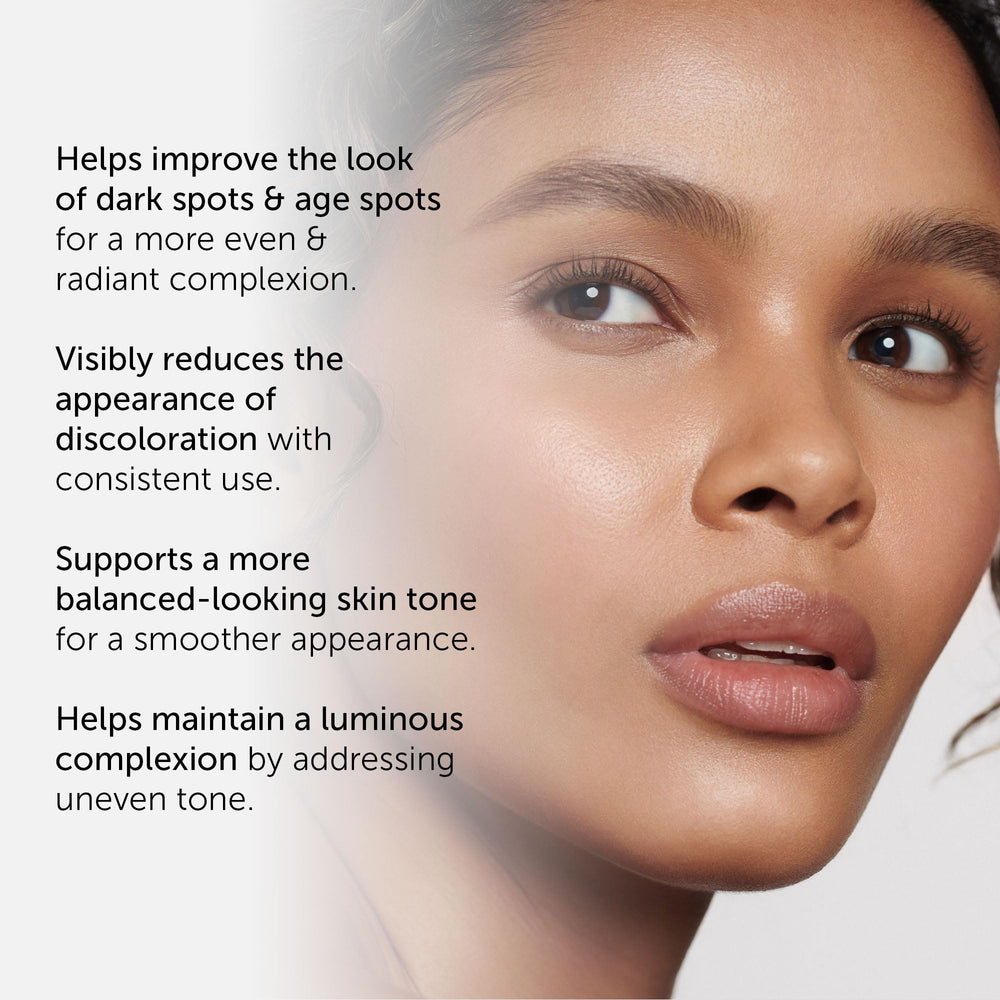 111SKIN radiance and smoother texture implied after use