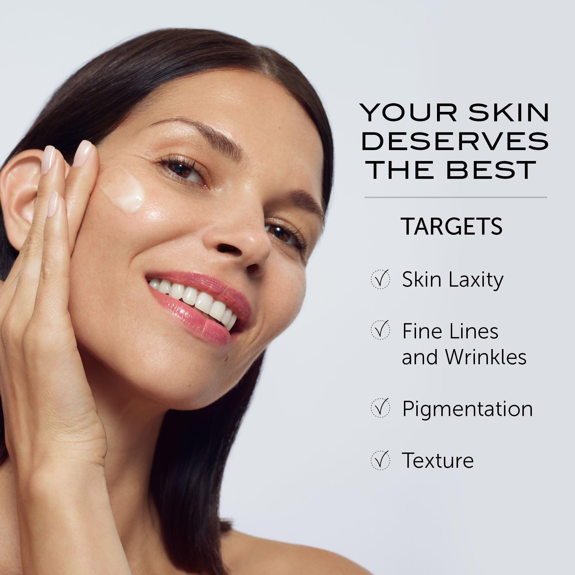 Silky gel texture spreads evenly on skin for quick absorption and hydration
