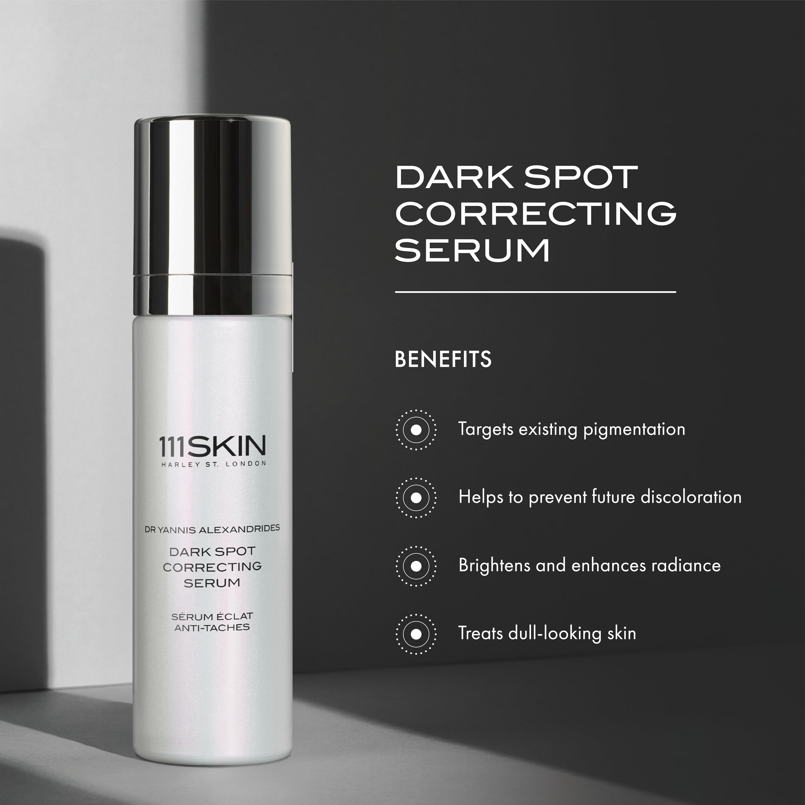 111SKIN Serum pump applicator demonstrating easy daily use