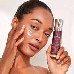 111SKIN Sunscreen texture on skin demonstrating lightweight, non-comedogenic finish