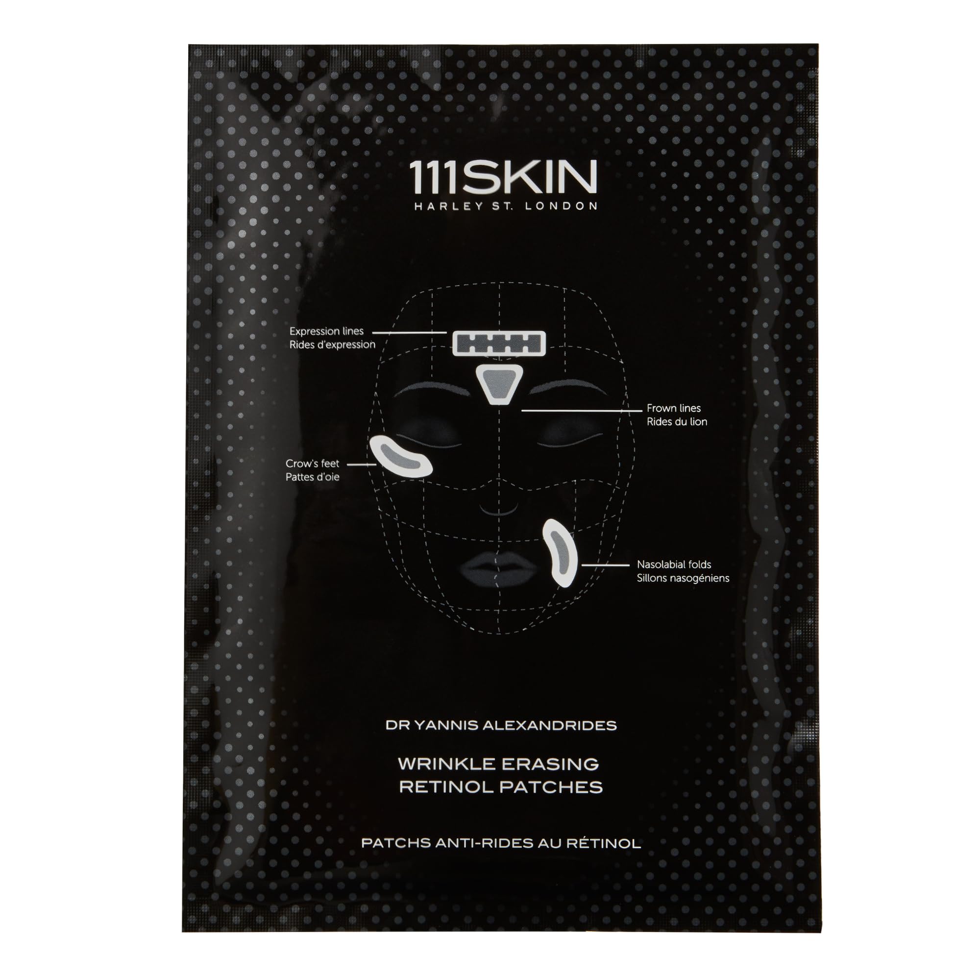 111SKIN wrinkle erasing patches on smile lines refine contours overnight