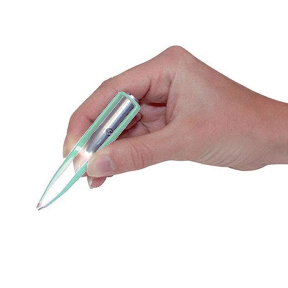 1st Choice tweezer with clear storage tube for clean portable storage