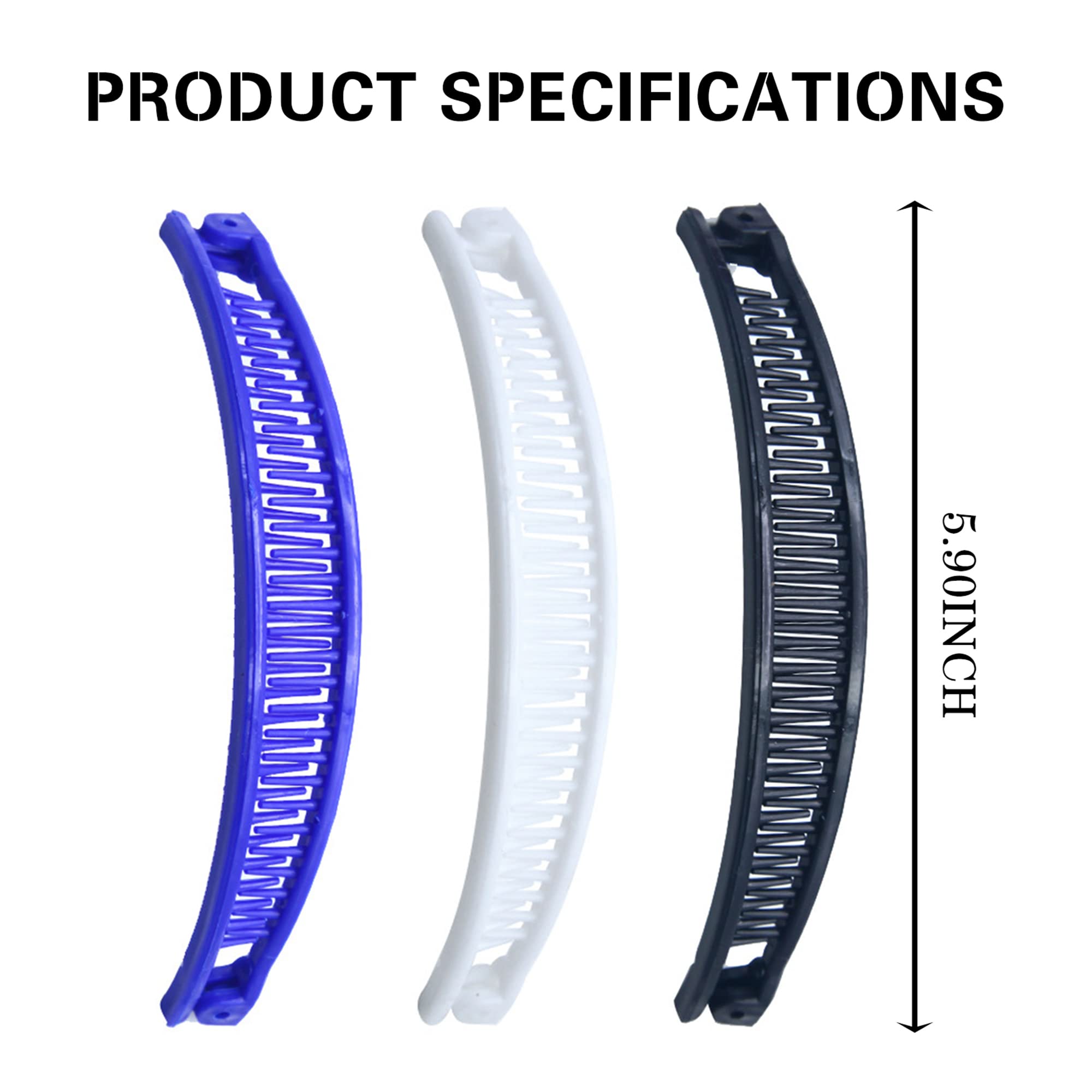 1st Choice Clincher banana clip with swivel end allows easy adjustment during busy mornings.