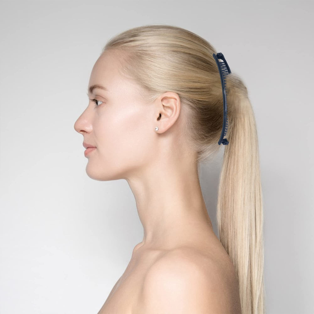1st Choice Clincher banana clip is a reliable daily wear accessory.
