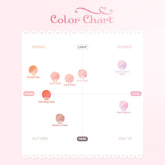 2aN Dual Color Face Blusher two tone blend creates versatile, vibrant cheeks