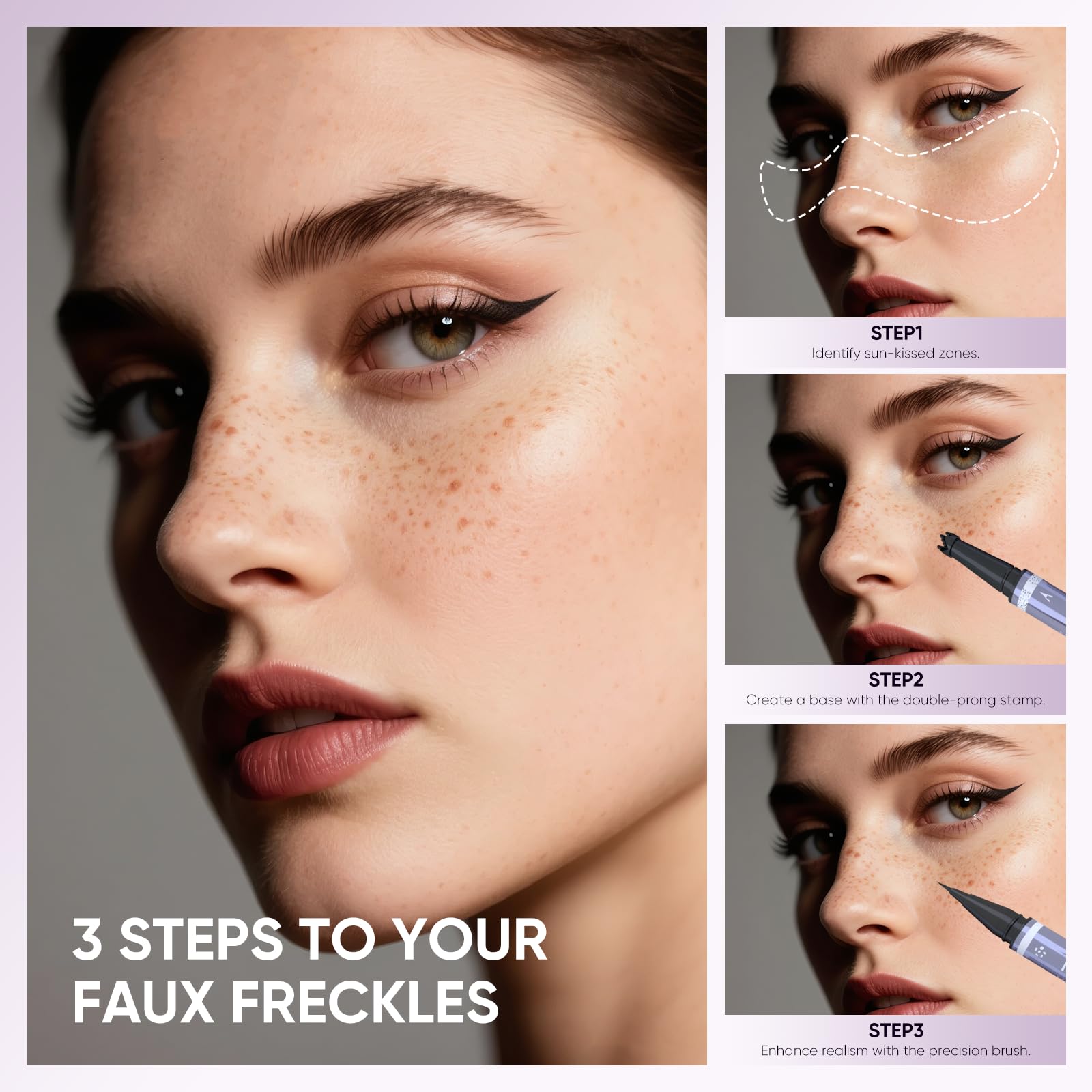 2CHILL brow tip defines arches with precise, clean lines.