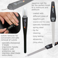 Sapphire nail file from 3 Swords Germany offers durable, smooth filing