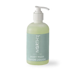 39° North Body Wash bottle with eucalyptus lavender for spa-like freshness