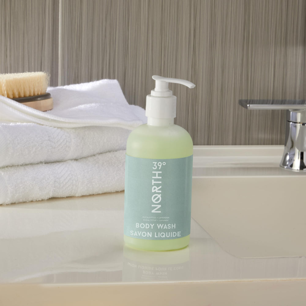 39° North Body Wash pour action delivering gentle cleansing and moisturizing