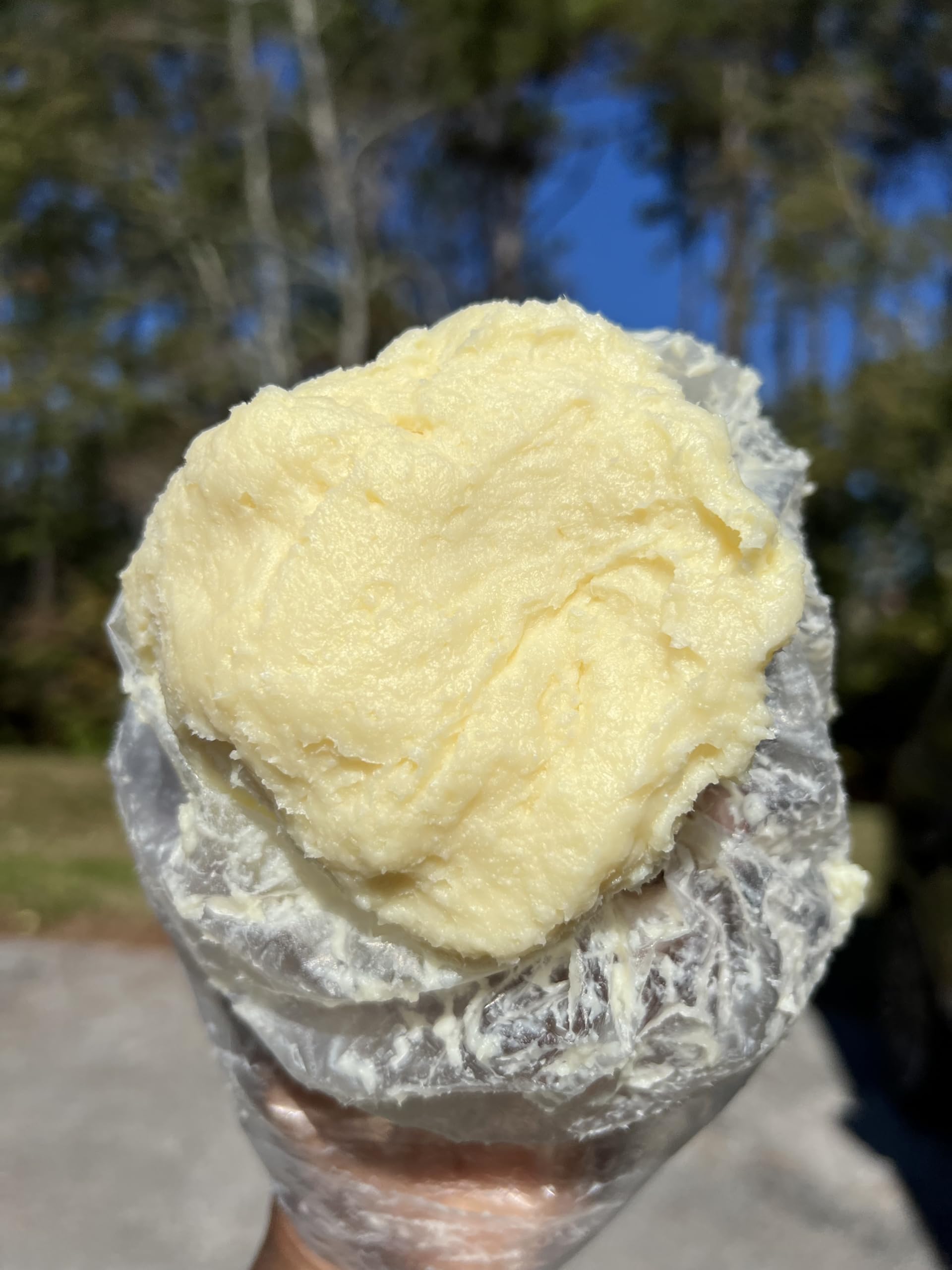 3CAYG Shea Nilotica on skin during application for long-lasting hydration
