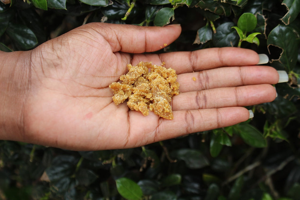 3CAYG Ucuuba Butter applied to dry skin for deep hydration.