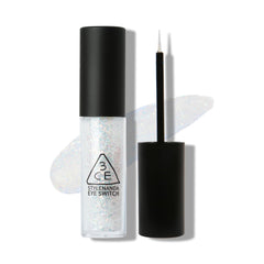3CE Eye Switch Double Note compact open, creamy texture for smooth eyelid application.