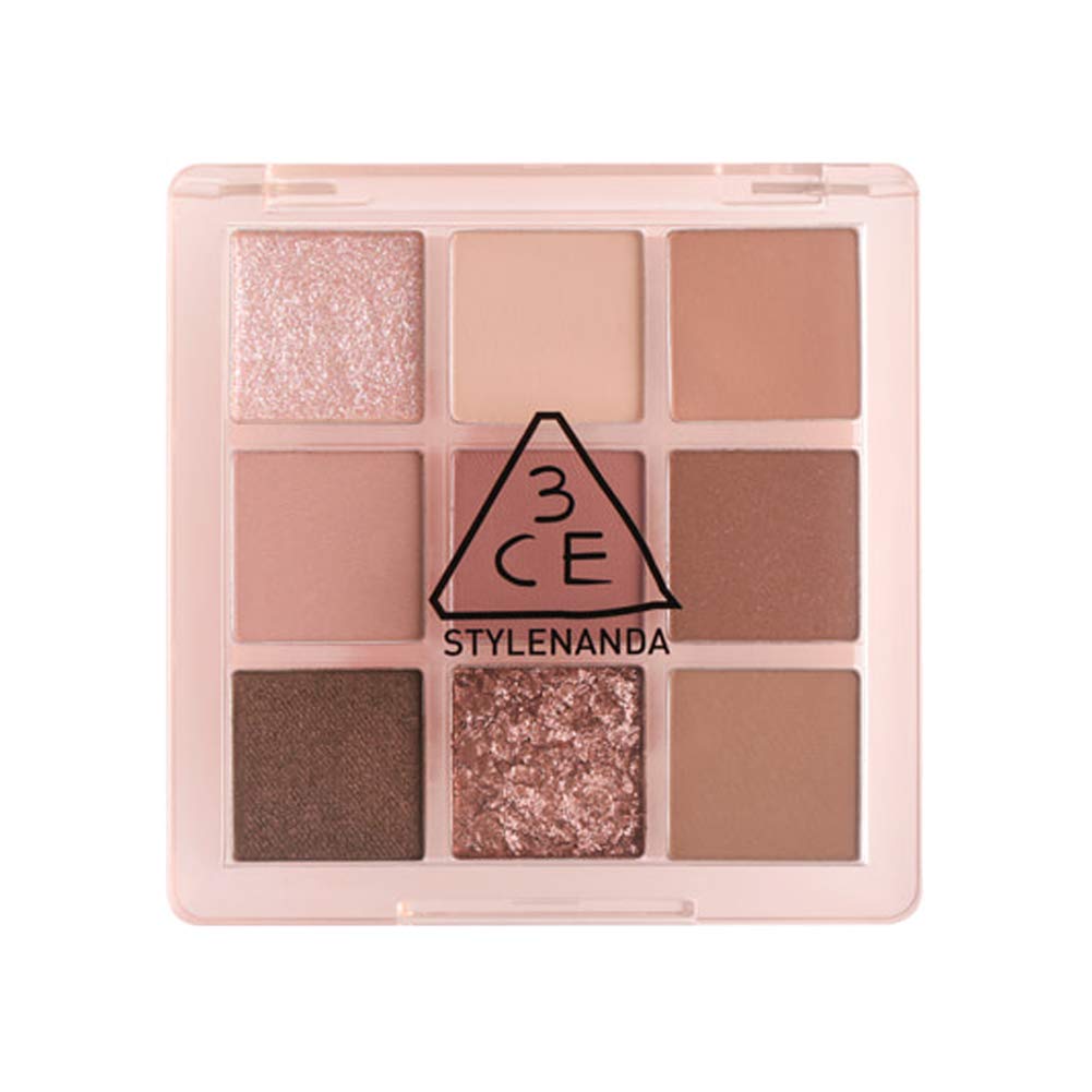 3CE Some DEF Pearl Glow palette close-up shows shimmering pigment for radiant looks