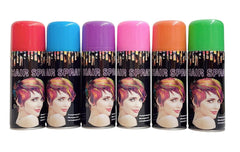 3quz spray couleur temporaire pour fêtes, couleurs vibrantes et faciles à tester