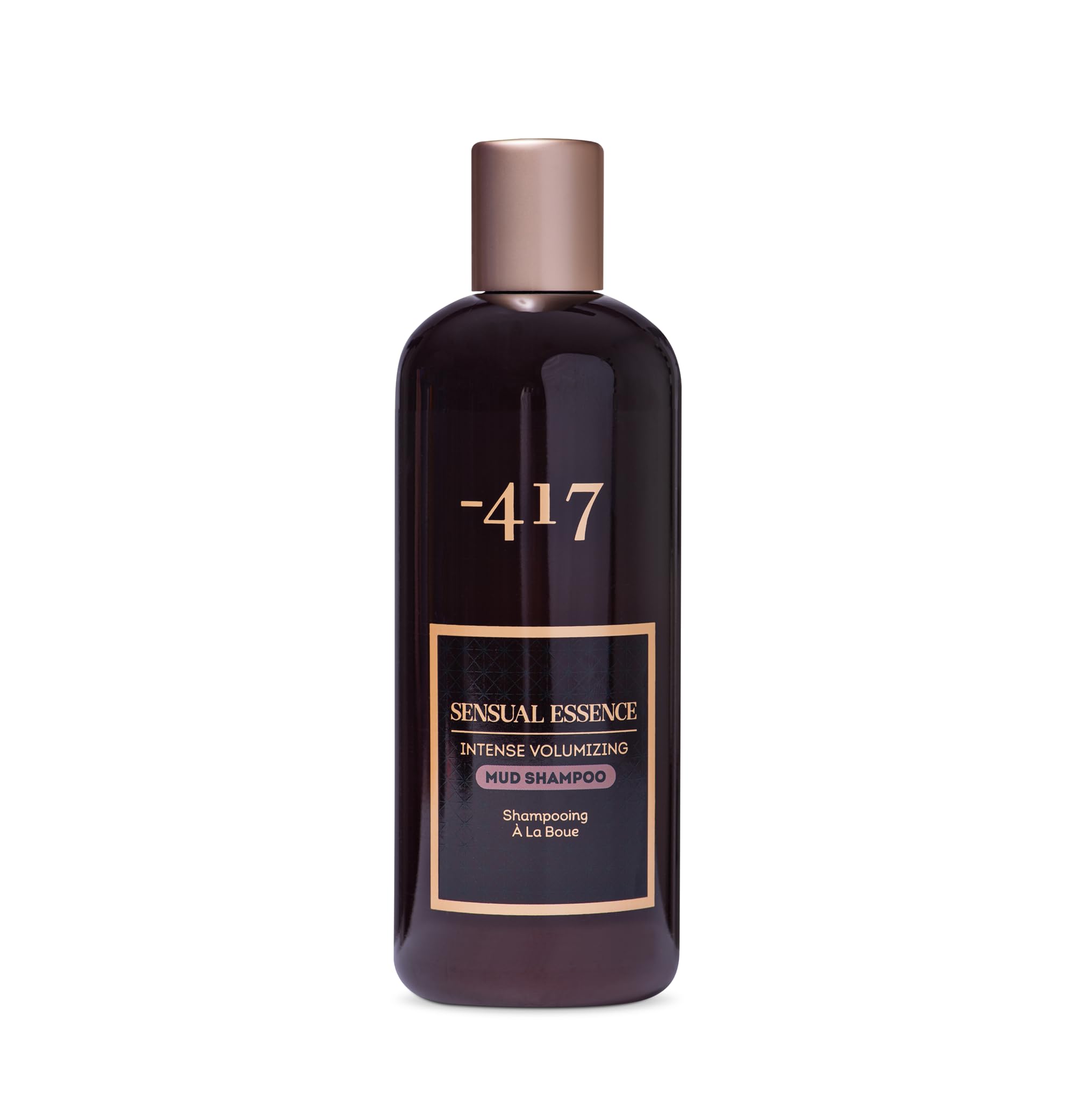 417 Dead Sea Catharsis Mud Shampoo bottle close-up showing avocado oil for dry scalp