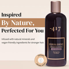 417 Dead Sea Catharsis Mud Shampoo on shelf with vegan formula visible