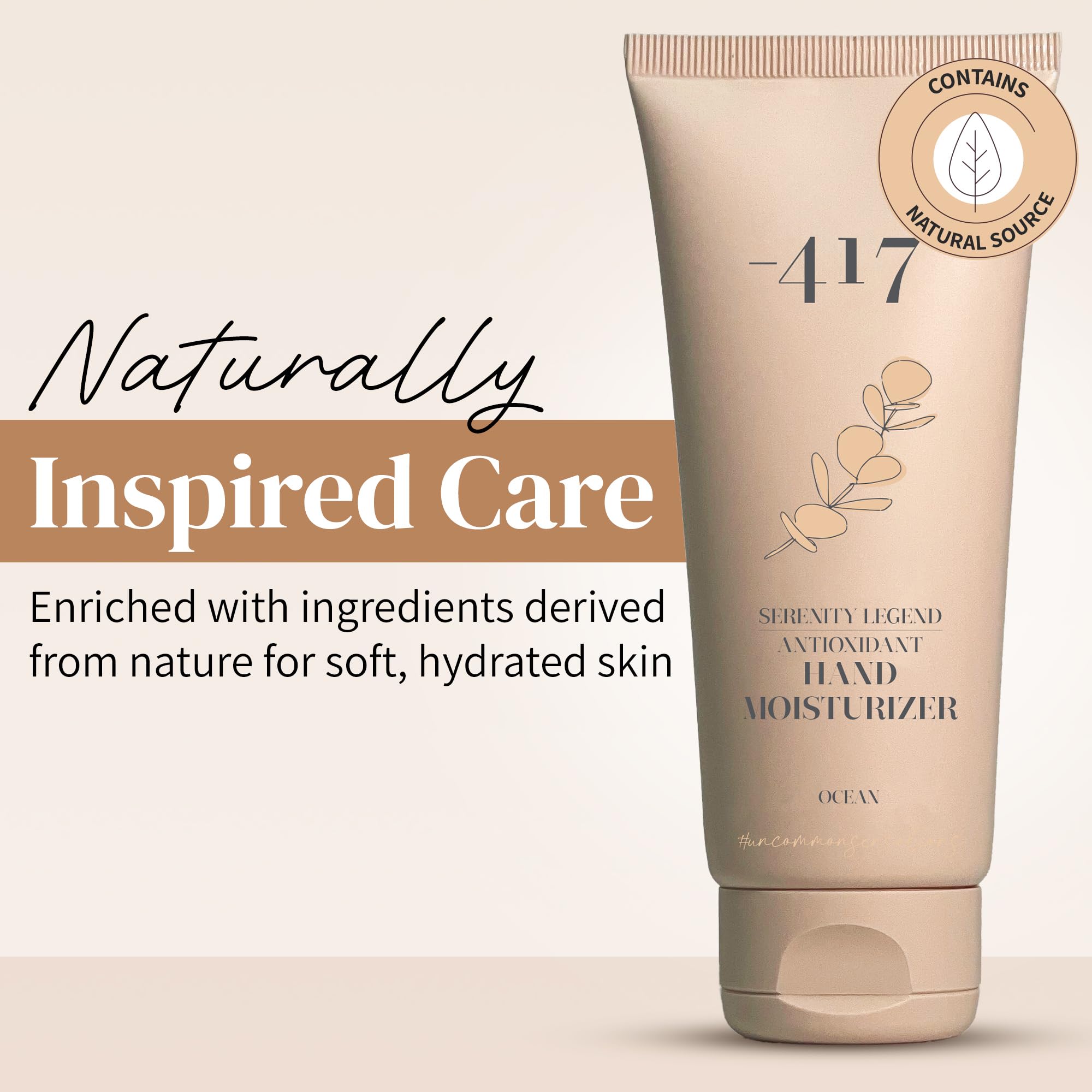 -417 Dead Sea Cosmetics hand cream texture close-up highlighting smooth, fast-absorbing moisture