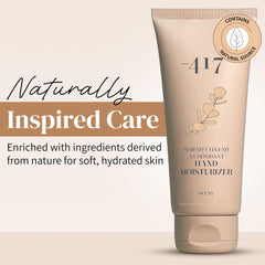 -417 Dead Sea Cosmetics hand cream texture close-up highlighting smooth, fast-absorbing moisture