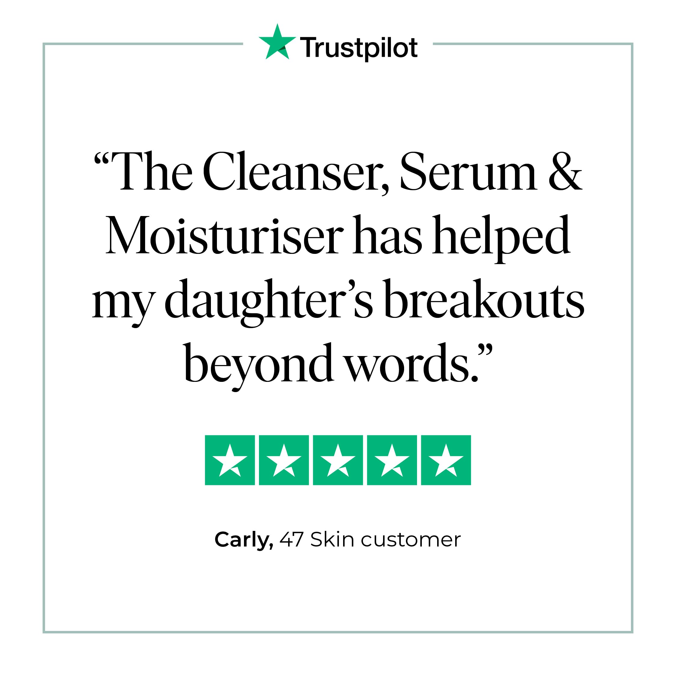 47 Skin skin glow closeup shows hydrated, radiant complexion