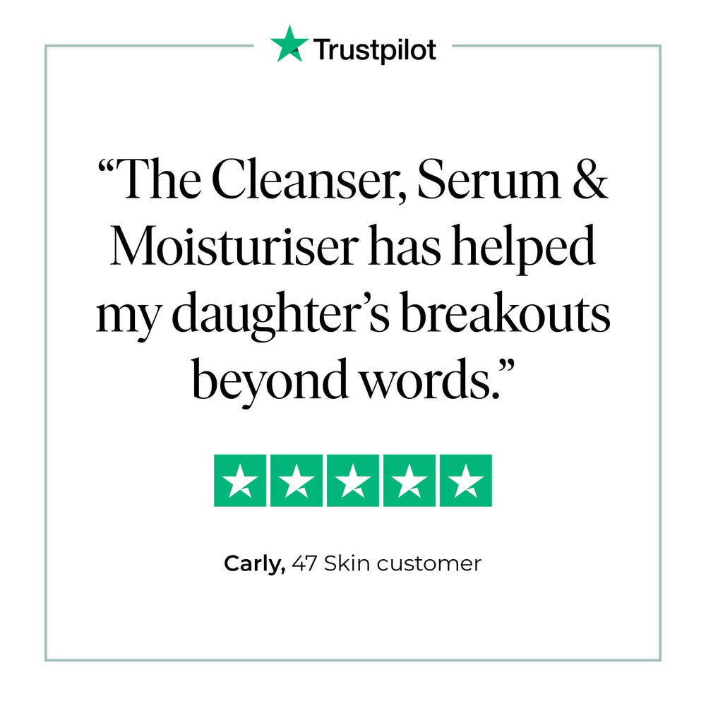 47 Skin skin glow closeup shows hydrated, radiant complexion