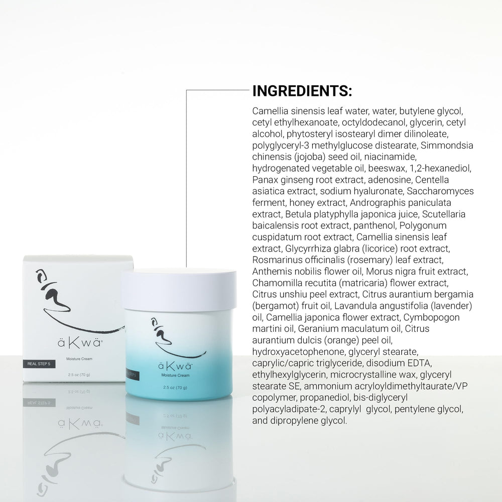 4Life aKwa Moisture Cream ingredients close-up — birch sap and niacinamide featured