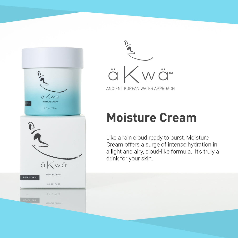 4Life aKwa Moisture Cream texture swatch — creamy, emollient finish for balanced hydration