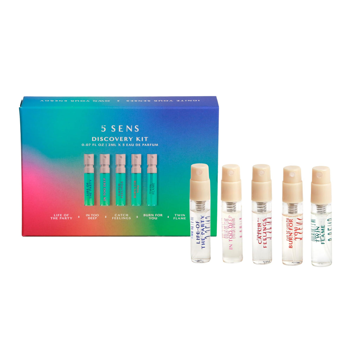 5 SENS In Too Deep 2ml bottle close-up for everyday wear.