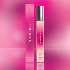5 SENS In Too Deep front view packaging showing portable luxury