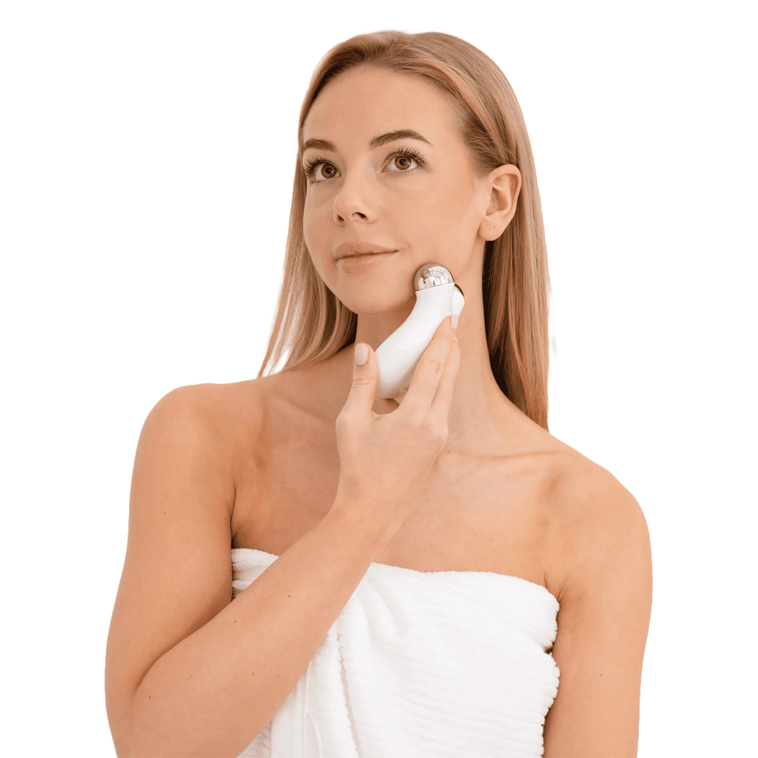 5minskin neck and face massager for a subtle lift and smoother skin.
