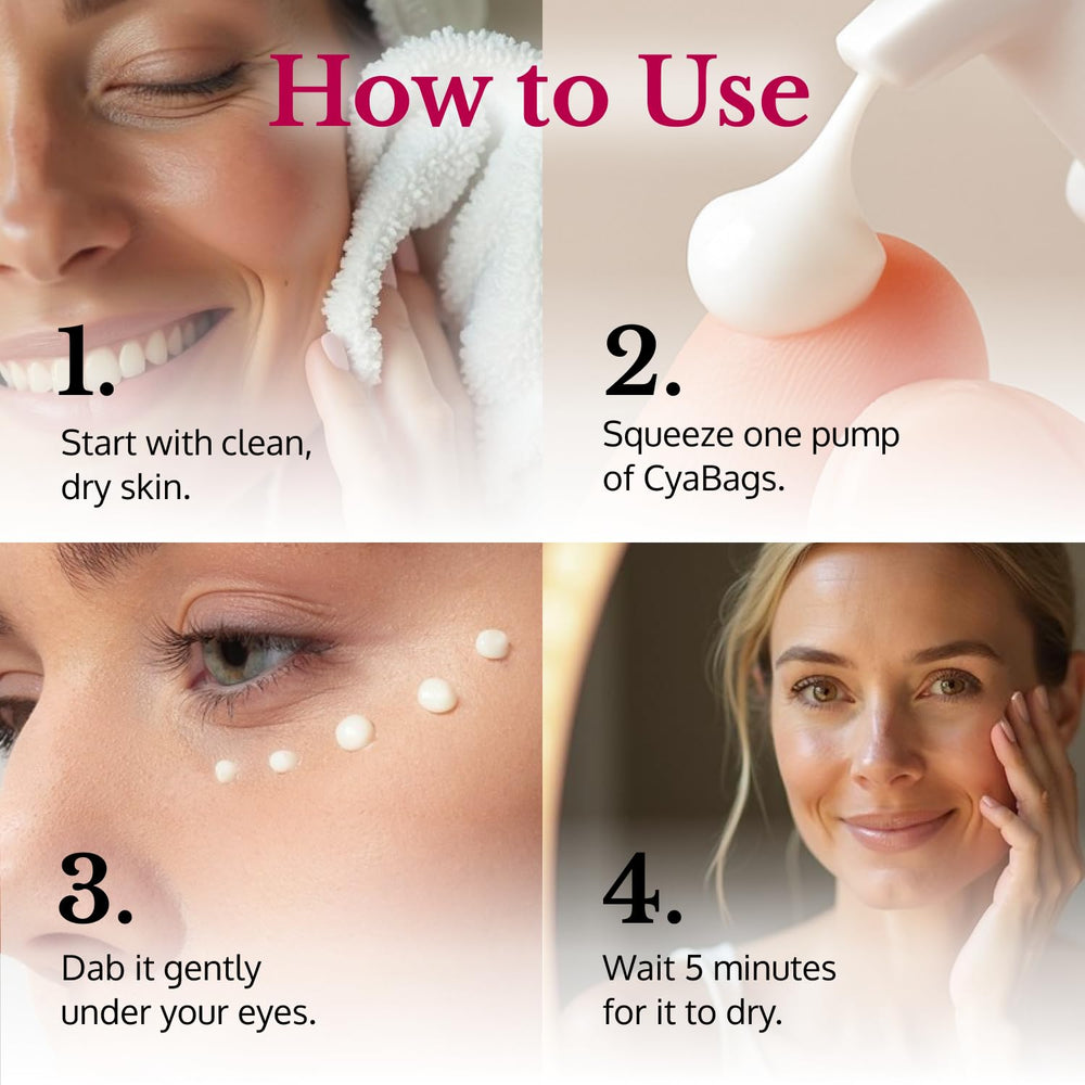 5th & Glow Cyabags close-up hints vitamin C brightness for refreshed eyes