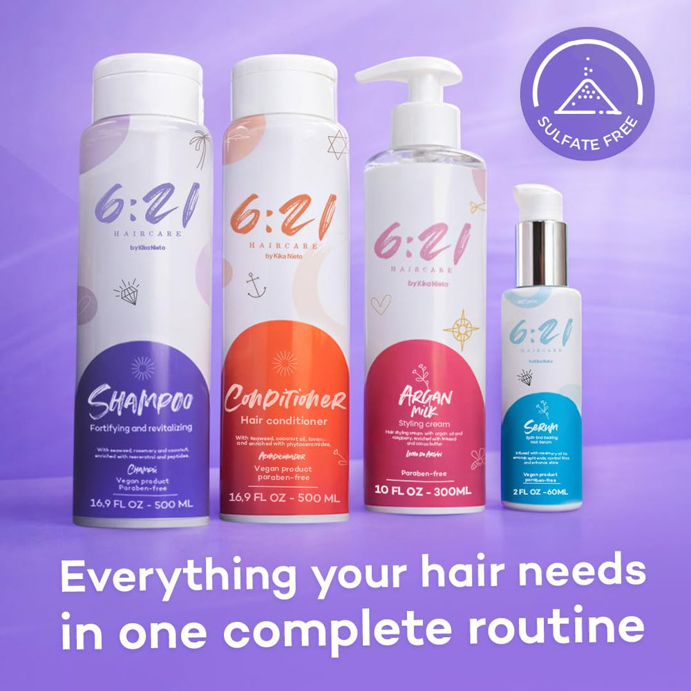 621 Haircare bottle with pump cap—easy, mess-free cleansing experience