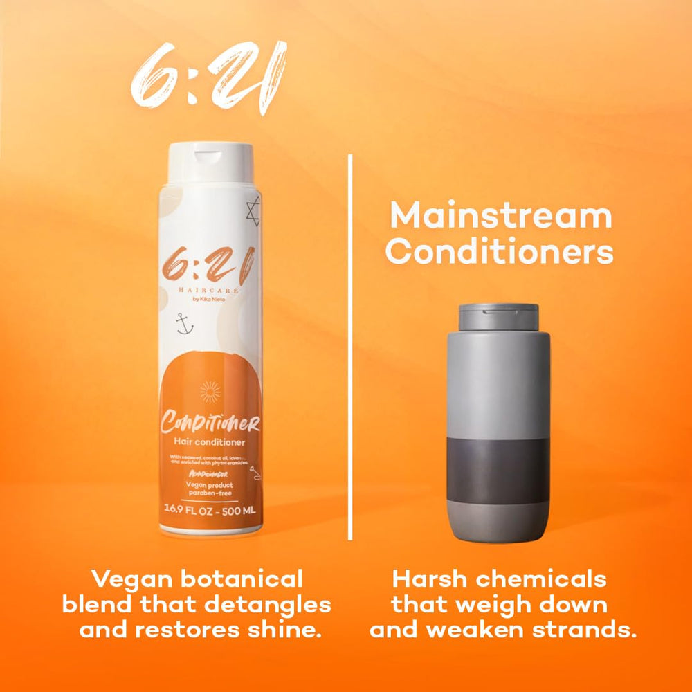 621 Haircare color-safe formula badge, ideal for color-treated hair routines.