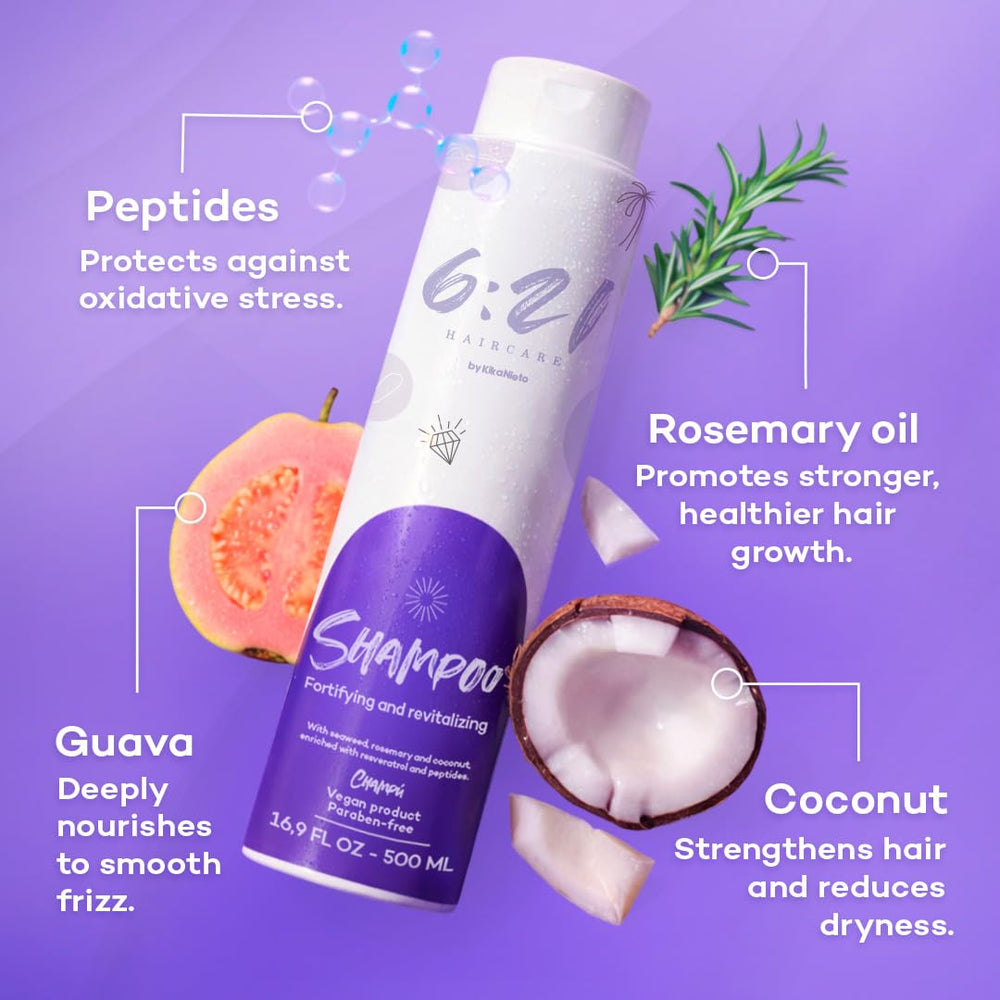 621 Haircare lightweight cleanse bottle—adds softness and natural shine