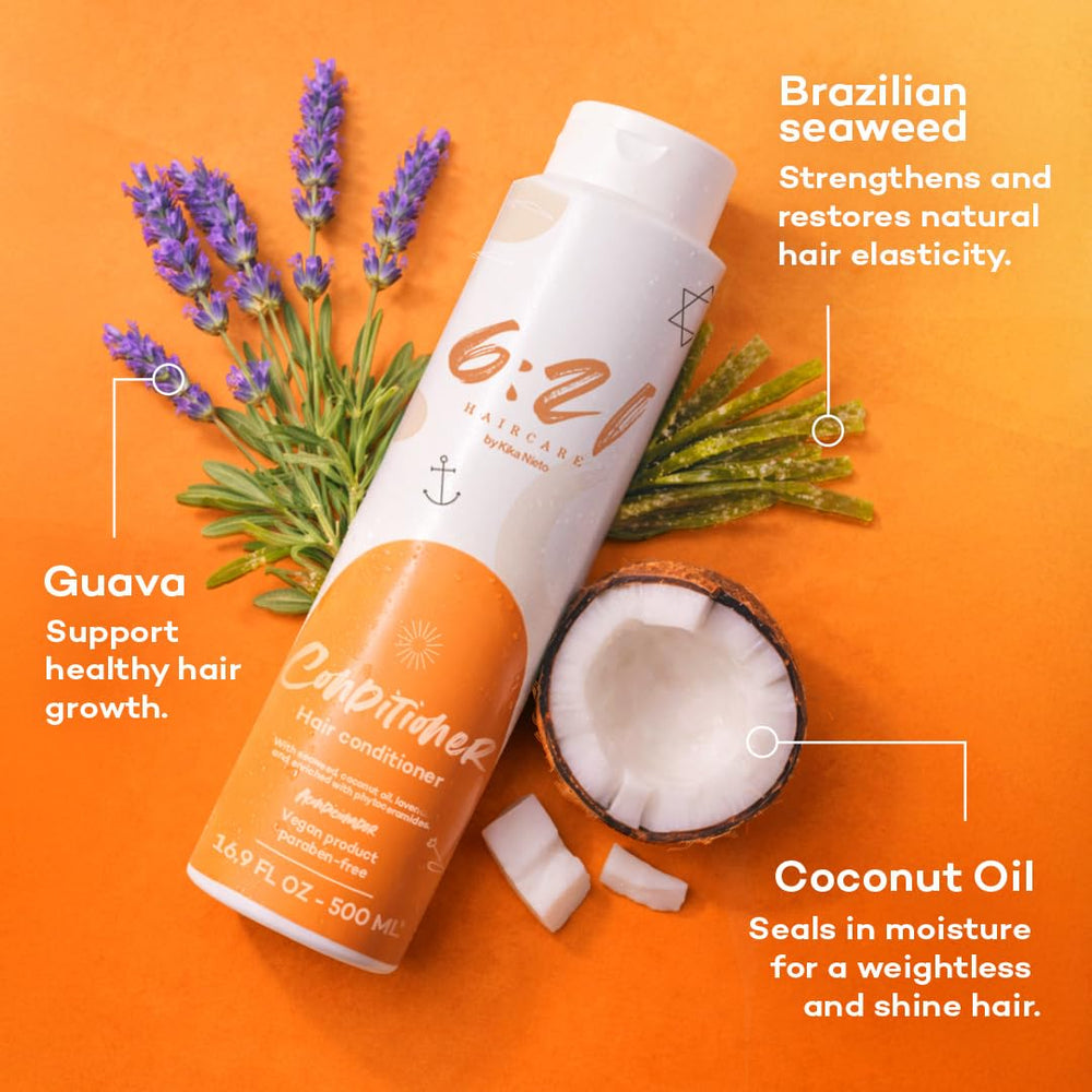 621 Haircare rich cream texture close-up, luxurious conditioning for mid-lengths to ends.