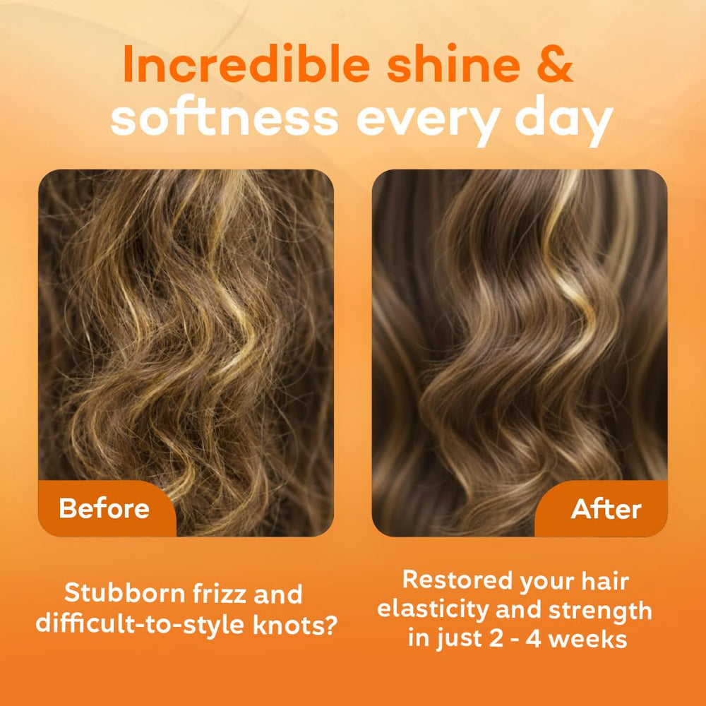 621 Haircare sulfate-free label closeup, gentle care for color-treated hair.