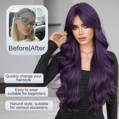 7JHH WIGS gift box packaging includes eyelashes and hair nets