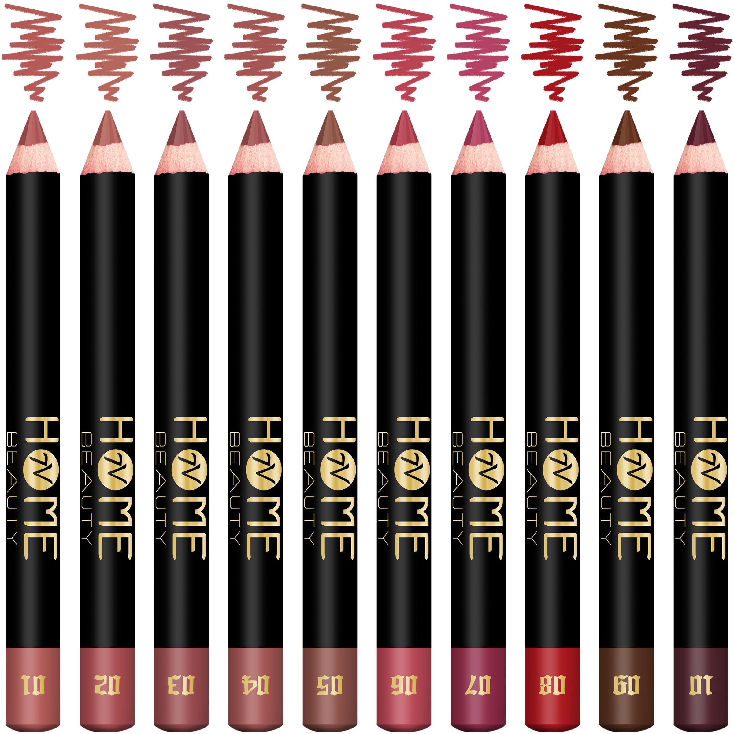 7V HOME BEAUTY matte lip crayon set packaging shows premium case for daily use.