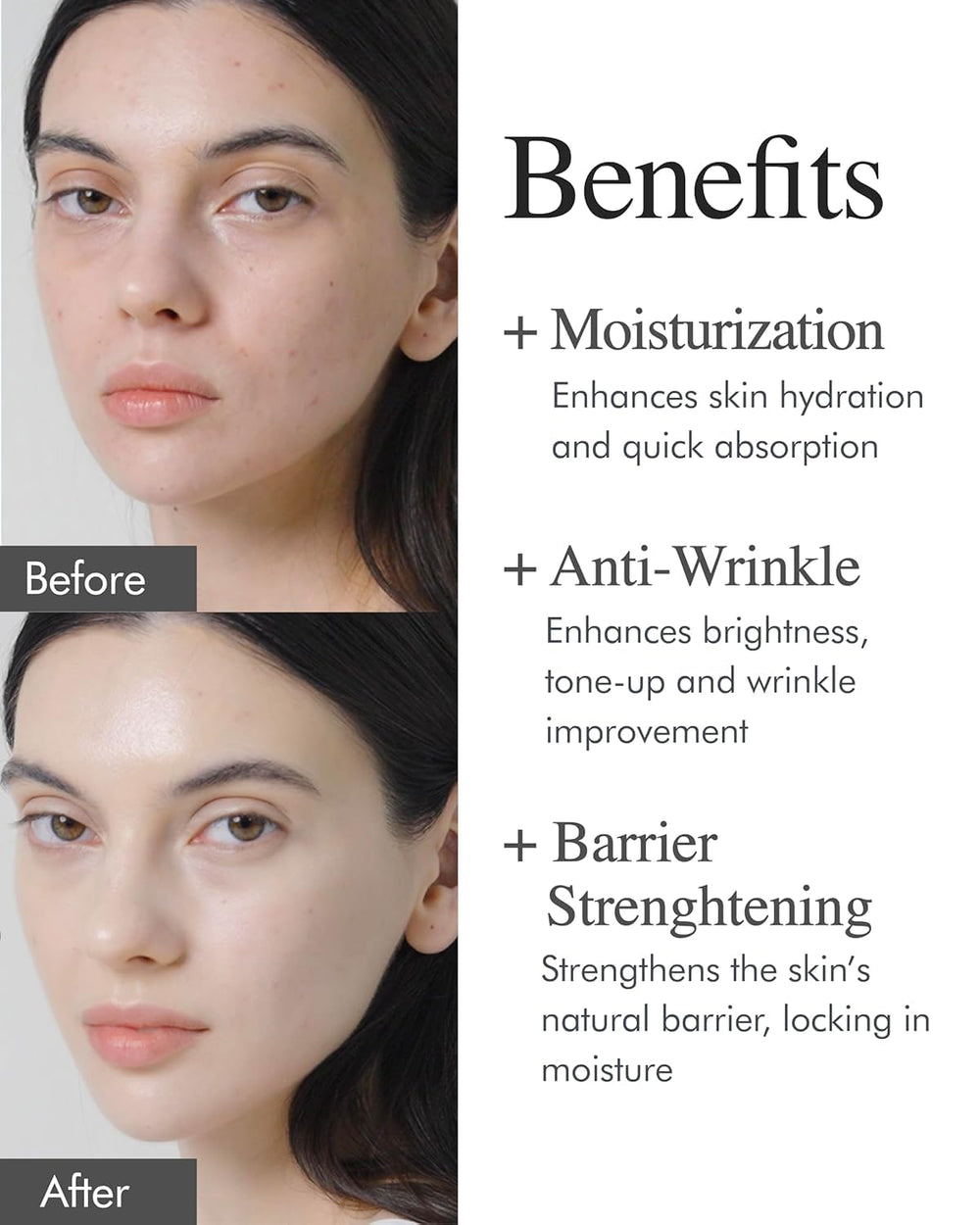 9 Wishes VB Ultimate Tone-Up Cream makeup base swatch for even skin tone.