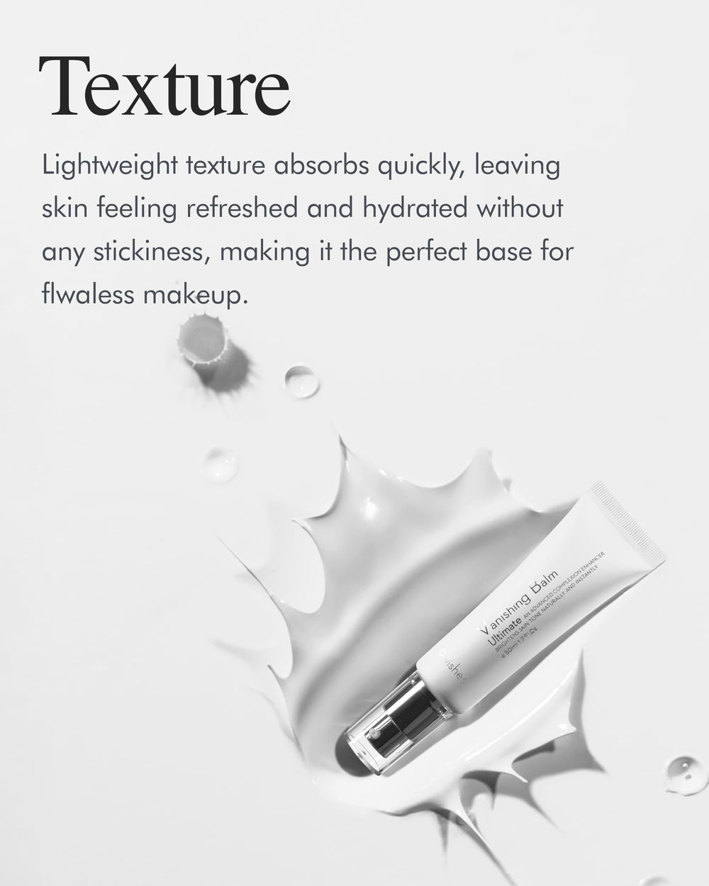After-absorption glow from 9 Wishes VB Ultimate Tone-Up Cream for a natural look
